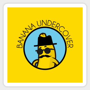 Funny Banana Undercover Spy Sticker